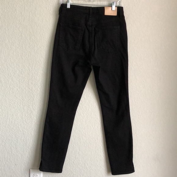 Trave Lawson Slim Full Length Pant Jeans Paint It Black Size 28 - Picture 6 of 15